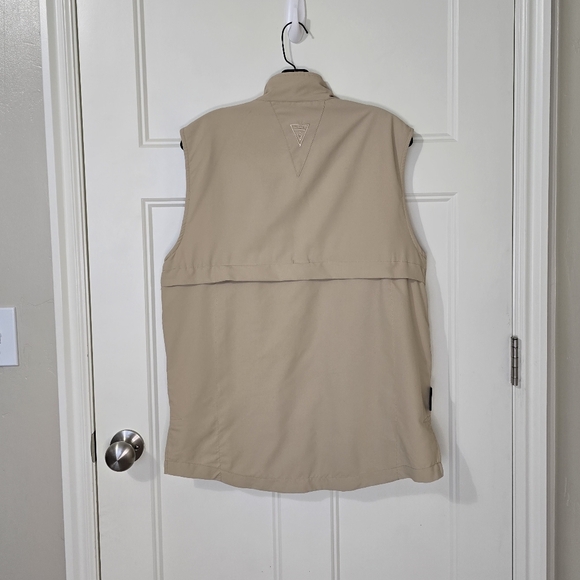 Scottevest Men's RFID Travel Vest Beige Medium Outdoor Pockets - Picture 3 of 14